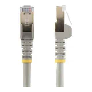 Startech 3m CAT6A Ethernet Cable, 10 Gigabit Shielded Snagless RJ45 100W PoE Patch Cord, CAT 6A 10GbE STP Network Cable w/Strain Relief, Grey, UL Certified Wiring/TIA - Category 6A - 26AWG (6ASPAT3MGR)