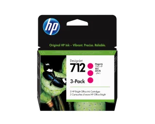 HP 712 3-PACK 29-ML MAGENTA DESIGNJET INK CARTRIDGE