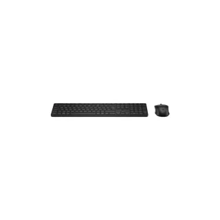 HP 495C - Keyboard and mouse set - dual-mode, multi-device, 3-zone layout, low profile key travel - 100% - full size - wireless - USB, 2.4 GHz - UK - black
