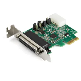 Startech 4-port PCI Express RS232 Serial Adapter Card, PCIe RS232 Serial Host Controller Card, PCIe to Serial DB9, 16950 UART, Low Profile Desktop Expansion Card, Windows, macOS, Linux - Full/Low-Profile (PEX4S953LP) - Serial adapter - PCI Express x1 low profile - RS-232 x 4