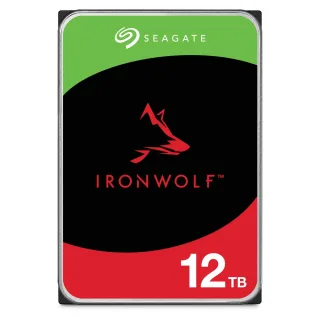 Seagate IronWolf ST12000VN0008 - Hard drive - 12 TB - internal - 3.5" - SATA 6Gb/s - 7200 rpm - buffer: 256 MB