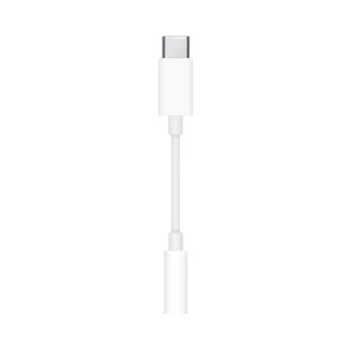 Apple - USB-C to headphone jack adapter - USB-C male to mini-phone stereo 3.5 mm female