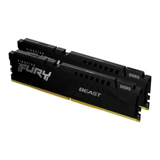 Kingston FURY Beast - DDR5 - kit - 32 GB: 2 x 16 GB - DIMM 288-pin - 3000 MT/s / PC5-48000 - CL36 - 1.35 V - unbuffered - on-die ECC - black