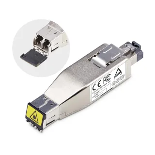 Startech Gigabit Fiber to RJ45 Ethernet Media Converter, Micro Mini - Fibre media converter - 1GbE - 1000Base-LX, 1000Base-T - RJ-45 / LC single-mode / LC multi-mode - up to 10 km - 1310 nm - TAA Compliant