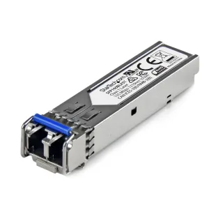 Startech MSA Uncoded Compatible SFP Module, 100BASE-LX, 100MbE Single Mode (SMF) Fiber Optic Transceiver, 100Mb Ethernet SFP, LC Connector, 10km, 1310nm, DDM, Mini GBIC Module, 100Mbps - Lifetime Warranty (SFP100BLXST)