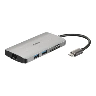 D-Link DUB-M810 - Docking station - USB-C / Thunderbolt 3 - HDMI - 1GbE