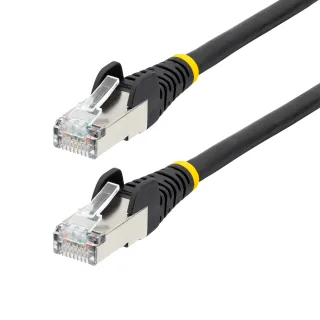Startech 50cm CAT6a Ethernet Cable - Aqua - Low Smoke Zero Halogen (LSZH)