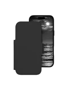 dbramante1928 Lynge - Flip cover for mobile phone - MagSafe compatibility - midnight - for Apple iPhone 17 Pro Max, 18 Pro Max