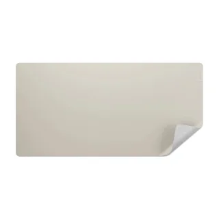 Duo Reversible Desk Mat with Premium Felt Light Grey/Vanilla
