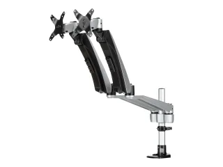 Startech - Mounting kit (C-clamp, arm assembly, VESA mount) - adjustable arm with mechanical spring - for Monitor - plastic, steel - black - screen size: up to 40" - grommet, desk-mountable