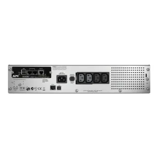 APC Smart-UPS 750VA LCD RM - UPS (rack-mountable) - AC 230 V - 500 watt - 750 VA - Ethernet, RS-232, USB - output connectors: 4 - 2U - black - with APC UPS Network Management Card