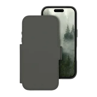 dbramante1928 Lynge - Flip cover for mobile phone - MagSafe compatibility - forest shadow - for Apple iPhone 17 Pro, 18 Pro
