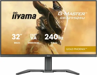 iiyama G-MASTER Gold Phoenix GB3295QSU-B1 - LED monitor - gaming - 31.5" - 2560 x 1440 QHD @ 240 Hz - Fast VA - 400 cd/m² - 4000:1 - 0.4 ms - HDMI, DisplayPort - speakers - matte black