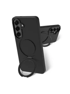 dbramante1928 Roskilde - Back cover for mobile phone - magnet kickstand - MagSafe compatibility - ICON - midnight - for Samsung Galaxy S26+