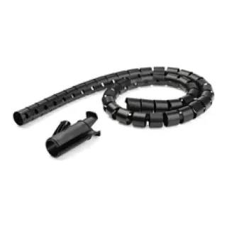 Startech 2.5m (8.2ft) Cable Management Sleeve - 1.8" Diameter - Expandable Coiled Cord Organizer w/ Cable Loading Tool (CMSCOILED4)