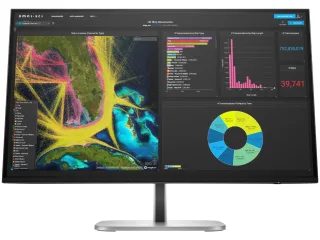 HP 527pq - Series 5 Pro - LED monitor - 27" (26.96" viewable) - 2560 x 1440 QHD - IPS - 350 cd/m² - 1500:1 - 5 ms - HDMI, DisplayPort - jet black, black and silver (stand) - Smart Buy