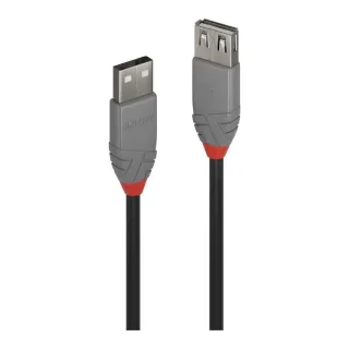 Lindy 36703 2m USB 2.0 Type A Extension Cable, Anthra Line