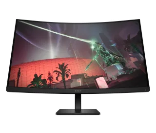OMEN by HP 32c - LED monitor - gaming - 31.5" - 2560 x 1440 QHD @ 165 Hz - VA - 400 cd/m² - 3000:1 - 1 ms - 2xHDMI, DisplayPort