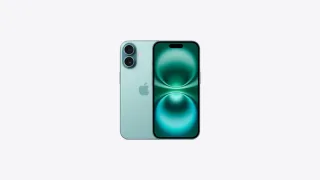 Apple iPhone 16 - 5G smartphone - dual-SIM / Internal Memory 512 GB - OLED display - 6.1" - 2556 x 1179 pixels - 2x rear cameras 48 MP, 12 MP - front camera 12 MP - teal