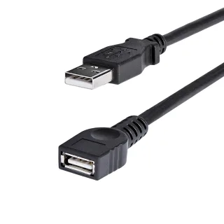 StarTech 6 ft Black USB 2.0 Extension Cable A to A - M/F - USB extension cable - USB (M) to USB (F) - USB 2.0 - 6 ft - black - USBEXTAA6BK - USB extension cable - USB (M) to USB (F) - USB 2.0 - 1.8 m - black - for P/N: 35FCREADBK3, ICUSB2321F, ICUSB232V2, LTUB1MBK, MSDREADU2OTG, ST4200MINI2, UUSBOTG