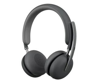 Logitech Zone Wireless 2 UC - Headset - on-ear - Bluetooth - wireless - active noise cancelling - USB-C via Bluetooth adapter - graphite - Optimised for UC