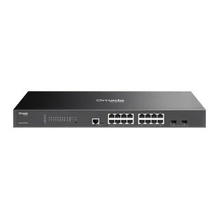 TP-Link Omada SG3218XP-M2 V1.6 - Switch - L2+ - Managed - 8 x 2.5GBase-T + 8 x 100/1000/2.5G (PoE+) + 2 x 10Gb Ethernet SFP+ (uplink) - rack-mountable - PoE+ (240 W)