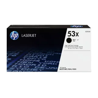 HP Q7553X Toner Cartridge 53X Black F/ Lj P2015 7000 Pages