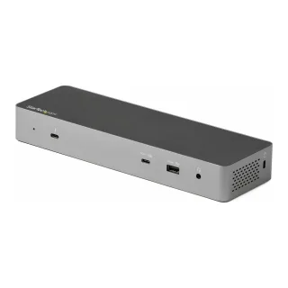 Startech Thunderbolt 3 Dock with USB-C Host Compatibility, Dual 4K 60Hz DisplayPort 1.4 or Dual HDMI 2.0 Monitors, Single 8K, TB3/USB-C Laptop Docking Station, 96W PD, 5x USB, 10Gbps - 96W Power Delivery (TB3CDK2DHUE) - Docking station - USB-C 3.2 Gen 2 / Thunderbolt 3 - 2 x HDMI, 2 x DP - 1GbE