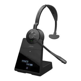 Jabra Engage 75 SE Mono - Headset - on-ear - DECT / Bluetooth - wireless - NFC - Zoom Certified, Google Meet Certified, Amazon Chime Certified, Certified for Microsoft Teams Open Office, Works With Chromebook Certified, UC certified