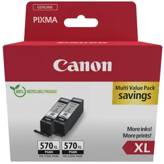Canon PGI-570PGBK XL Twin Pack - 2-pack - 22 ml - XL - black - original - ink tank