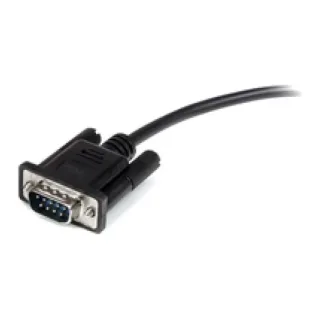 StarTech 0.5m Black Straight Through DB9 RS232 Serial Cable - DB9 RS232 Serial Extension Cable - Male to Female Cable - 50cm (MXT10050CMBK) - Serial extension cable - DB-9 (M) to DB-9 (F) - 50 cm - black - for P/N: 1P3FPC-USB-SERIAL, IC232TTL, ICUSB2321F, ICUSB2324, ICUSB2324I, ICUSB232D, ICUSB232V2