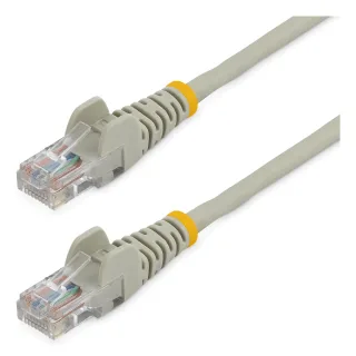 Startech 15m Gray Cat5e / Cat 5 Snagless Patch Cable - Patch cable - RJ-45 (M) to RJ-45 (M) - 15 m - UTP - CAT 5e - molded, snagless - grey