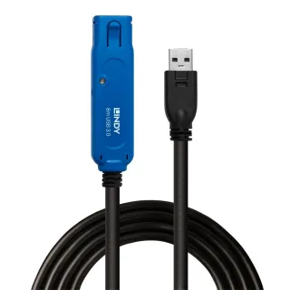 Lindy 43158 8M USB 3.0 Active Ext Cbl Pro Type a Male to Female