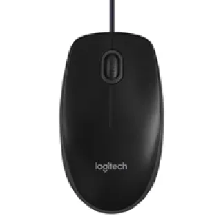 Logitech B100 Optical USB Mouse - Black