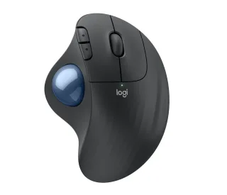 Logitech Ergo Series ERGO M575 for Business - Trackball - right-handed - optical - 5 buttons - wireless - Bluetooth - Logitech Logi Bolt USB receiver - graphite