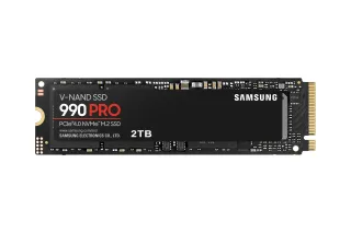 Samsung 990 PRO(MZ-V9P2T0BW) 2TB NVMe SSD, PCIe Gen4, M.2 Interface, 2280, Read 7450 MB/s, Write 6900 MB/s, 5 Year Warranty