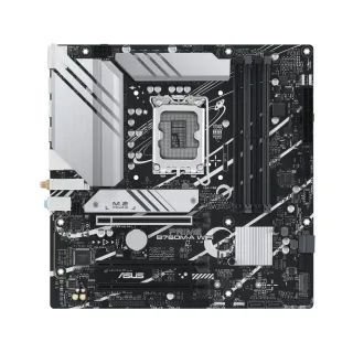 ASUS PRIME B760M-A WIFI - Motherboard - micro ATX - LGA1700 Socket - B760 Chipset - USB 3.2 Gen 1, USB 3.2 Gen 2, USB-C 3.2 Gen 1 - 2.5 Gigabit LAN, Wi-Fi 6, Bluetooth - onboard graphics (CPU required) - HD Audio (8-channel)
