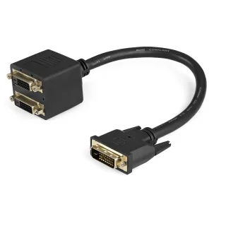 Startech 1 ft DVI-D to 2x DVI-D Digital Video Splitter Cable - M/F (DVISPL1DD)