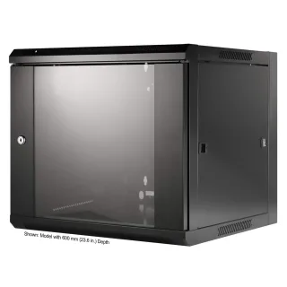 Intellinet 711777 Network Cabinet Wall Mount 9U- (Standard) 450MM Black Flatpack