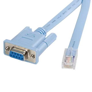 StarTech 6 ft RJ45 to DB9 Cisco Console Management Router Cable - M/F Serial Console Cable (DB9CONCABL6)