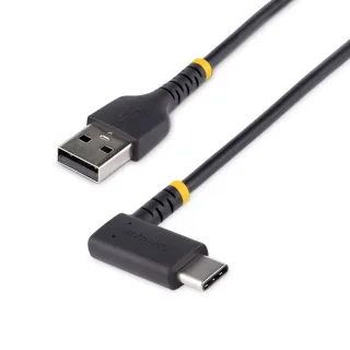 StarTech 6in (15cm) USB-A to USB-C Charging Cable, Charger Cord - USB cable - USB (M) to USB-C (M) - USB 2.0 - 3 A - 15 cm - passive, charge and sync, USB Fast Charge (15W) - black