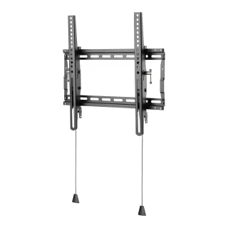 Display wall mount - fits large flat-panel display 37 to 65" with VESA sizes up to 400 x 400 - latches in place - lockable - tilting - swl 60 kg - black