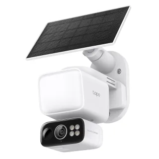 Tapo TC50 KIT V1 - Network surveillance camera - pan / tilt - indoor, outdoor - dust resistant / water resistant - colour (Day&Night) - 3 MP - 2304 x 1296 - 2K - fixed focal - audio - wireless - Wi-Fi - with Tapo A201 solar panel