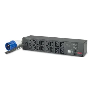 APC Metered Rack PDU AP7822B - Power distribution unit (rack-mountable) - AC 200/208/230 V - input: IEC 60309 32A - output connectors: 16 (power IEC 60320 C13, IEC 60320 C19) - 2U - 3.66 m cord
