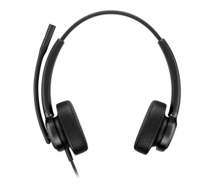 HP Poly Mission 425 - Mission 400 Series - headset - on-ear - wired - USB-C, USB-A - black - Certified for Microsoft Teams, Zoom Certified, Works With Chromebook Certified