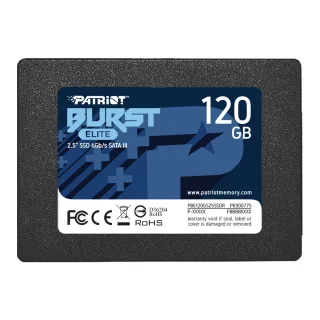 Patriot Elite (PBE120GS25SSDR) 120GB 2.5 Inch SSD, Sata 3 Interface, Read 450MB/s, Write 320MB/s,3 Year Warranty