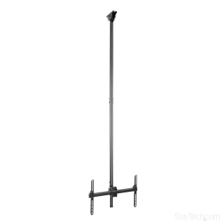 Startech Ceiling TV Mount - 8.2' to 9.8' Long Pole - Full Motion - Supports Displays 32" to 75" - For VESA Mount Compatible TVs (FPCEILPTBLP)