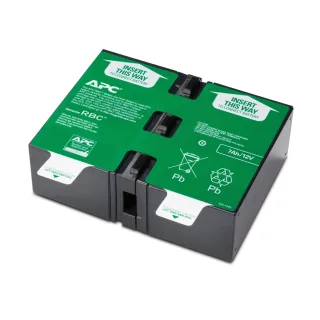 APC Replacement Battery Cartridge #123 - UPS battery - 1 x battery - Lead Acid - for P/N: BX1350M, BX1350M-LM60, SMT750RM2UCNC, SMT750RM2UNC, SMT750RMI2UC, SMT750RMI2UNC