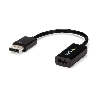 StarTech DisplayPort 1.2 to HDMI Adapter - 4K 30Hz - Active Audio Video Converter for DP laptop computers and HDMI Monitor Displays (DP2HD4KS) - Video converter - DisplayPort - HDMI - for P/N: DKM30CHDPD, DKM30CHDPDUE, SV231QDPU34K, TB3CDK2DP, TB3CDK2DPUE, TB3DKM2DPL