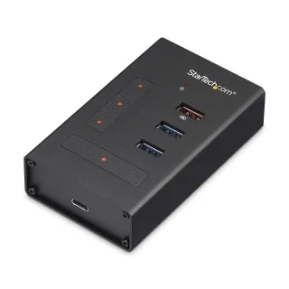Startech 4 Port USB 3.0 Hub, USB Type-A to 1x USB-C & 3x USB-A, Commercial Metal USB Hub, SuperSpeed 5Gbps USB 3.1/3.2 Gen 1, Self Powered, BC 1.2 Fast Charge/Sync, Mountable/Rugged - Windows/macOS/Linux (HB30A3A1CST) - Hub - 3 x SuperSpeed USB 3.0 + 1 x USB-C - desktop - for P/N: SVA12M2NEUA, SVA12M5NA